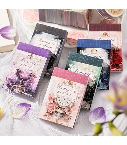 Amazon.co.jp: コラージュ 素材 400枚入り ノート型 デザイン